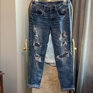 American Eagle ripped jeans
